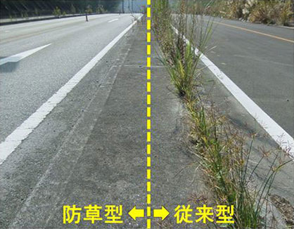 雑草防止工法